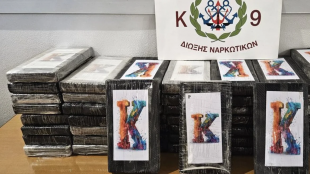 60 кг кокаин за 2 млн. евро задържа бреговата охрана в Игуменица