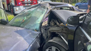 Шофьорът на НСО, причинил катастрофа - с предишни нарушения за скорост